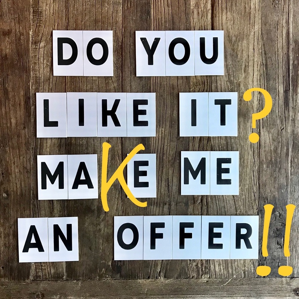 Do you like it? Make me an offer!!